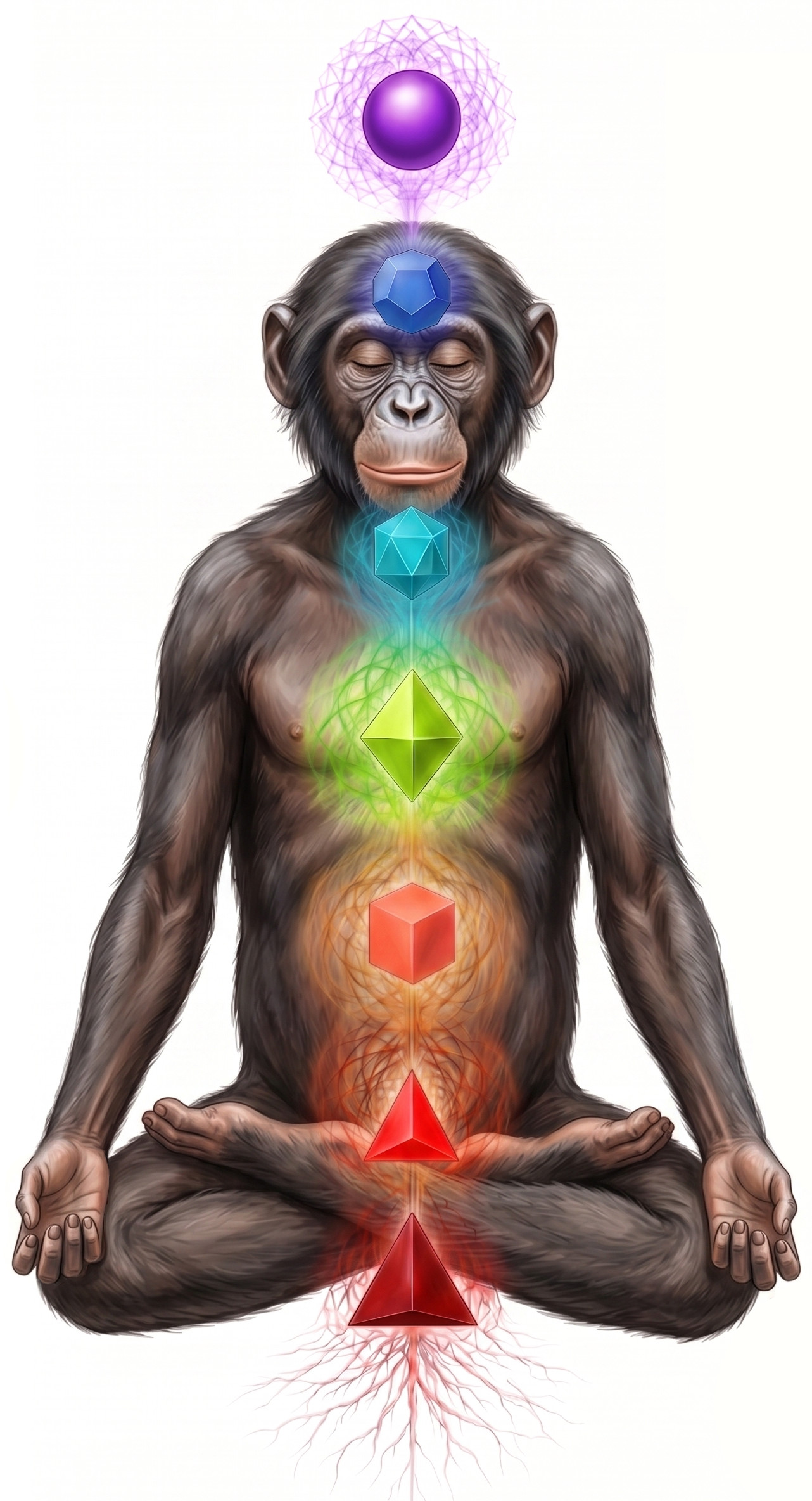 Les 7 chakras des Bonobos